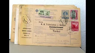 Briefmarken wertvoll oder nicht: Schatzsuche in einer Briefesammlung alte Österreich