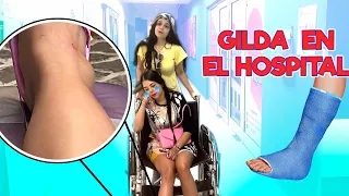 Gilda va al hospital , se fractura el pie