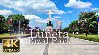 Rizal Park "Luneta Park" |  Manila City | Walking Tour | 4K Ultra HD