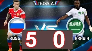 Russia v Saudi Arabia World Cup 2018 1st Matcj