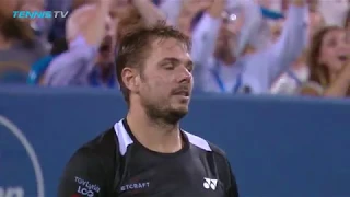 ELECTRIFYING Federer & Wawrinka rally! | Cincinnati 2018 Quarter-Final