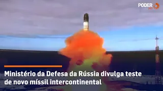 Ministério da Defesa da Rússia divulga teste de novo míssil intercontinental