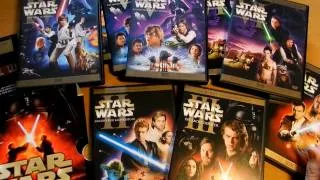 Meine kleine Star Wars (Krieg der Sterne) DVD Sammlung - Episode 1-6