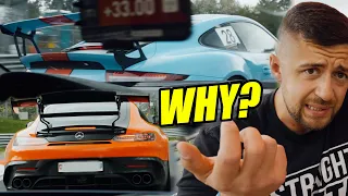 Porsche GT3 RS Nearly Crashed into me :(  // Nürburgring