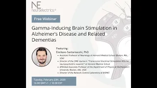 Gamma-Inducing Brain Stimulation in Alzheimer's Disease and Related Dementias-Emiliano Santarnecchi