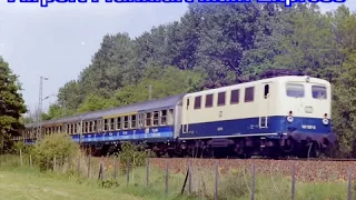 Airport Frankfurt Express 1978 - Your train to your plane - Zug zum Flug