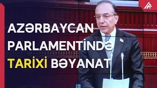 Milli Məclisdən müharibə ilə bağlı vacib bəyanat