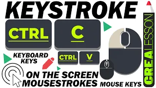 كيفية إظهار لوحة المفاتيح على الشاشة ومفاتيح الماوس KEYSTROKE & MOUSESTROKES