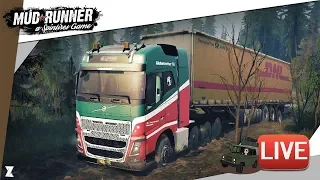 🚙 LIVE 🚛 La fusion entre Euro Truck Simulator 2 et Mudrunner ! Volvo FH16 planté dans la boue ! 😱