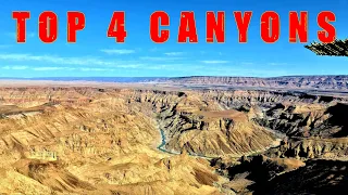 Top 4 canyons in Namibia, southern Africa