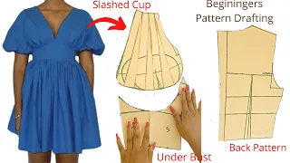 Drafting a Gathered Bust Dress Pattern / Sewing For Beginners