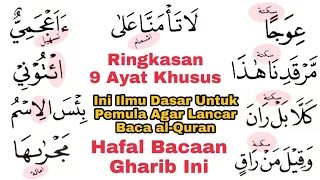 Lengkap, Ringkasan Bacaan Gharib Yaitu Tashil, Isymam, Imalah, Ibdal, Saktah, Naql