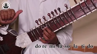 How to play sitar right hand exercise lesson 1