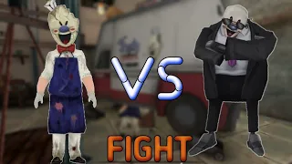 Fight of Boris and Rod|Rod VS Boris|Ice scream 4