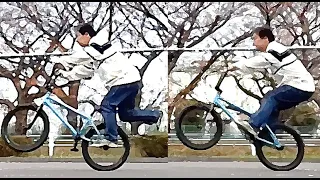 街乗り BMXストリート：マニュアル上達の為のペグウィリーやHang5の紹介