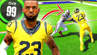 I Put Lebron James in the NFL, The Results Are Crazy!