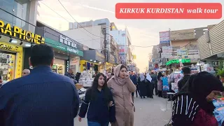 Kirkuk KURDISTAN | virtual tour 4k 60 fps Bazar
