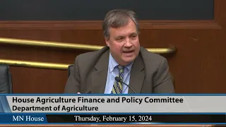 Agriculture Finance and Policy Committee 2/15/24