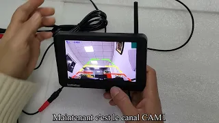 Vidéo d'appariement de la caméra de recul sans fil Tomoia T2