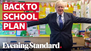 Boris Johnson says September's back to school plan is 'Covid-secure'