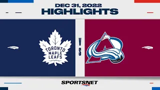 NHL Highlights | Maple Leafs vs. Avalanche - December 31, 2022