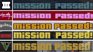 Mission Passed themes from every GTA Games