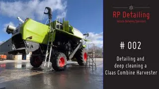 Detailing and deep cleaning a Claas combine. 002
