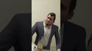 🥴Michael Drink Whole🍾 bottle of 🍺Whiskey - Don't miss the End | GTA Fails