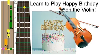 How to Play "Happy Birthday" on the Violin Tutorial