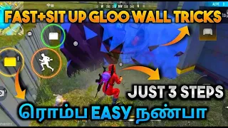 Fast Sit up gloo wall tips and tricks in tamil|Just 3 steps❤️