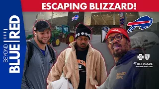 Exclusive Look How Bills Mafia Dug Players Out Of Snow To Detroit | Buffalo Bills Beyond Blue & Red