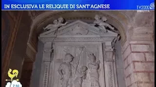 In esclusiva le reliquie di Sant'Agnese