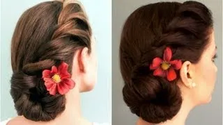 Rope-Braided Side Bun