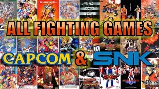 All Fighting Games of CAPCOM & SNK (1991-2000) - The Golden Age of Fighting Games