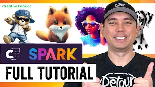 Creative Fabrica's AI tool CF Spark - Full Tutorial