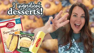 EASY FALL DESSERTS ANYONE CAN MAKE | 3 INGREDIENT EASY DESSERTS