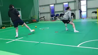 sepaktakraw-defense training