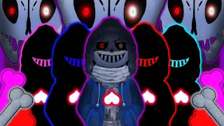 Dust Sans EVO All Stages [Showcase] [Undertale: Timeline Collapse]