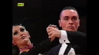 1999 IDSF European Standard Solo Tango Final - William Pino and Alessandra Bucciarelli