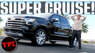 I Can't Believe the 2022 Chevy Silverado with Super Cruise Drives Itself But Does It Tow By Itself?