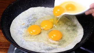 Better than pizza! Pour 5 Eggs On a Tortilla and You'll Be Surprised by the Results