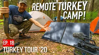 SOLAR POWERED TURKEY CAMP! - Tennessee PUBLIC LAND Hunting!