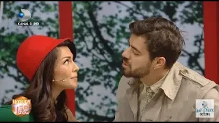 Revelion Teo Show (31.12.2018) - Ilinca Vandici si Stefan Floroaica, in sceneta "Lectii de agatat"