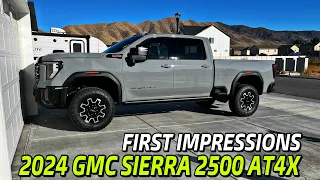 2024 GMC Sierra 2500 AT4X First Impressions!