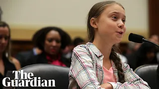 'Listen to the science' Thunberg tells Congress