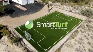 Smart Turf Artificial Grass Soccer Field Installation