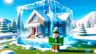 I Froze My House to NOT Skip School in Roblox?!