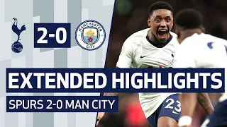 Tottenham vs Manchester city 2 0 highlights and goals