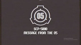 SCP - 5000 "Why?" || The O5's message [REMASTERED]