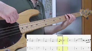 Gary Moore - Parisienne Walkways Bass Cover with TAB
